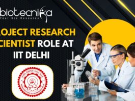 Project Research Scientist Role at IIT Delhi
