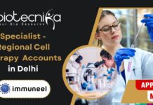 Specialist – Regional Cell Therapy Accounts at Immuneel Therapeutics (Delhi, India) Specialist - Regional Cell Therapy Accounts in Delhi