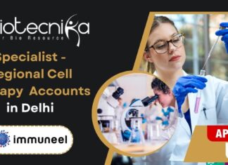 Specialist - Regional Cell Therapy Accounts in Delhi