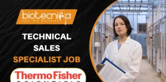 Technical Sales Specialist Job at Thermo Fisher, Hyderabad