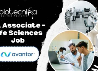 Jr. Associate – Life Sciences - at Avantor