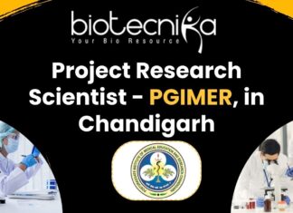 Project Research Scientist - PGIMER - in Chandigarh