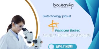 Biotechnology jobs at Panacea Biotec