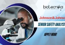 Senior Safety Analyst at Johnson & Johnson, Apply Now!