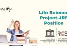 Life Science Project-JRF at Regional Center of Biotechnology, Apply Now! Life Science Project-JRF Position