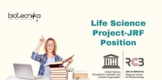 Life Science Project-JRF Position