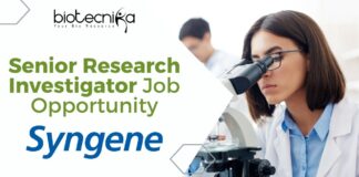 Senior Research Investigator Job Opportunity
