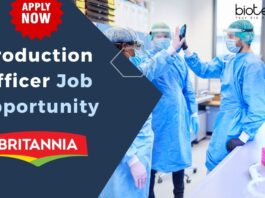 Production Officer Britannia Industries Hyderabad - Apply Now for this Exciting Opportunity!