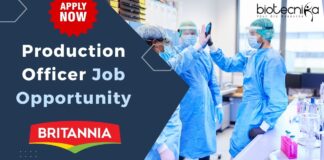 Production Officer Britannia Industries Hyderabad - Apply Now for this Exciting Opportunity!