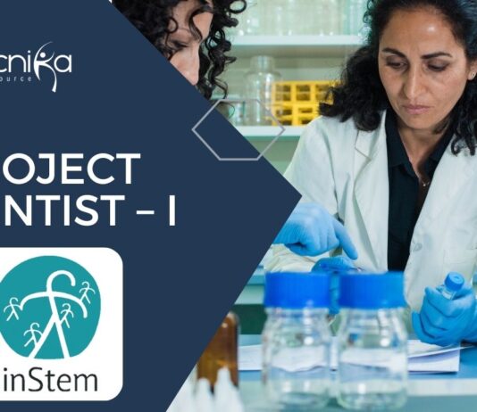 Project Scientist – I Job at inStem