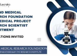 Aravind Medical Research Foundation Non-Medical Project Research Scientist Recruitment – Applications Invited Aravind Medical Research Foundation Non-Medical