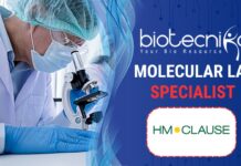 Molecular Lab Specialist Job at HM.CLAUSE