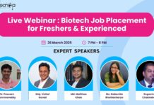 5 HR’s Under One Roof LIVE on Biotecnikar: Biotech Job Placement for Freshers & Experienced Webinar Conducted Successfully Biotech Job Placement for Freshers & Experienced Webinar Conducted Successfully