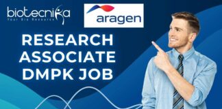 Research Associate – DMPK Job at Aragen Life Sciences | Apply Now