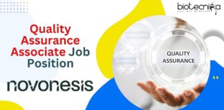 Quality Assurance Associate Job Position