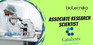 Associate Research Scientist Job at The Catalysts Group. Apply now