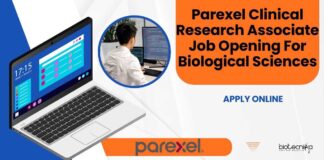 Parexel CRA Jobs For Biological Sciences