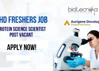 Job Opportunity at Aurigene Oncology