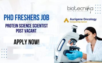 Job Opportunity at Aurigene Oncology