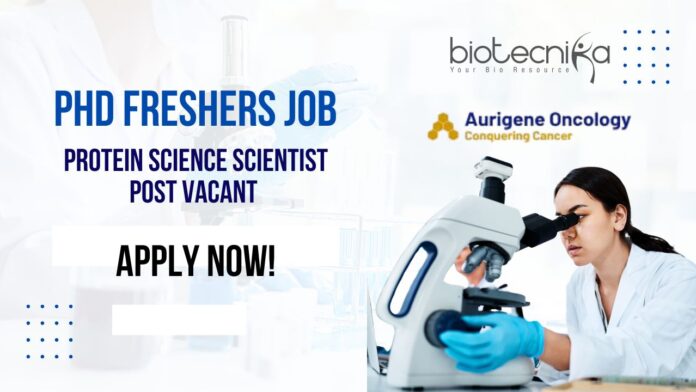 Job Opportunity at Aurigene Oncology