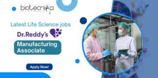 Latest Life Science jobs at Dr. Reddy's