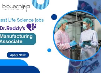 Latest Life Science jobs at Dr. Reddy's
