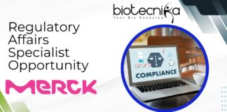 Regulatory Affairs Specialist Opportunity