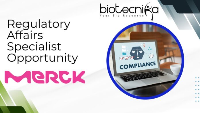 Regulatory Affairs Specialist Opportunity