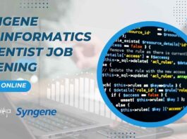 Syngene Bioinformatics Scientist Job