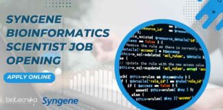 Syngene Bioinformatics Scientist Job