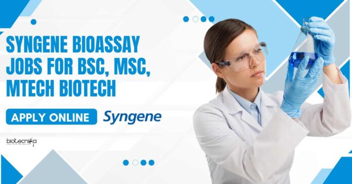 Syngene Bioassay Jobs
