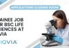 IQVIA Trainee Job BSc Life Sciences