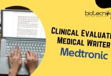 Clinical Evaluation Medical Writer Job at Medtronic – Apply Now
