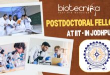  Postdoctoral Fellow at IIT - in Jodhpur