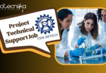 Project Technical Support Job at CSIR-IMTECH – Apply Now