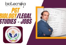 PGT Biology/Legal Studies - Jobs