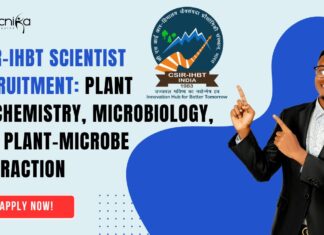 CSIR-IHBT Scientist Recruitment Plant Biochemistry, Microbiology, and Plant-Microbe Interaction