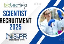CSIR-NIScPR Recruitment 2025 – Apply for Scientist (Group IV) Positions – Apply Now! CSIR-NIScPR Scientist Recruitment 2025 – Apply Now!