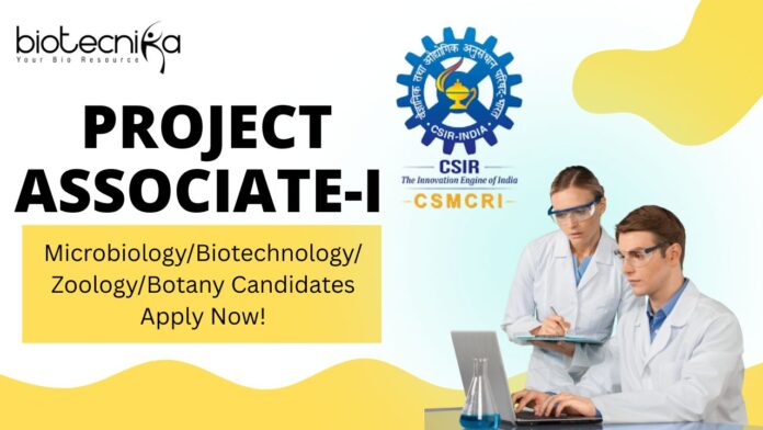 CSMCRI Life Science Project Vacancies For BSc, MSc & PhD Life Sciences - Apply Now