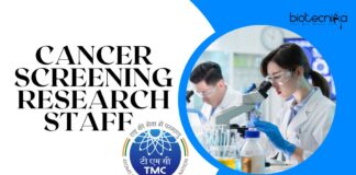 TATA Memorial Centre: Cancer Screening Research Staff. Apply Now!