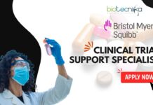 Clinical Trial Support Specialist Job at Bristol Myers Squibb - Apply Now