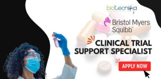 Clinical Trial Support Specialist Job at Bristol Myers Squibb - Apply Now