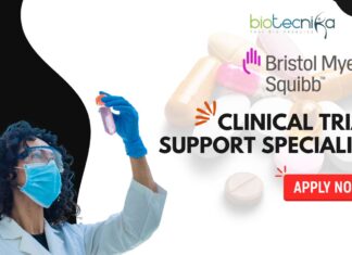 Clinical Trial Support Specialist Job at Bristol Myers Squibb - Apply Now