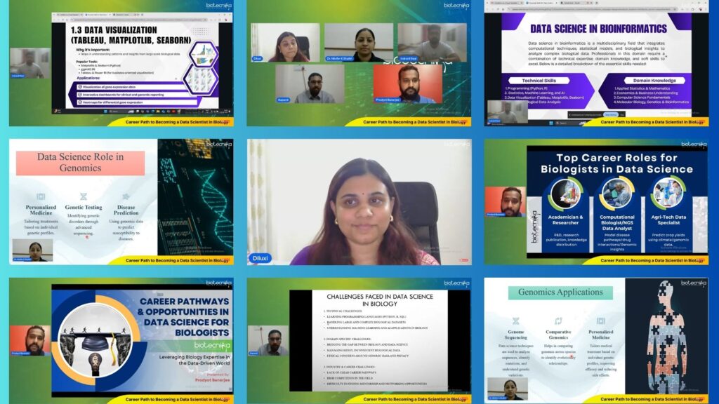 Data Science for Biologists Webinar Conducted By Biotecnika