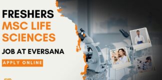 Freshers MSc Life Sciences Job