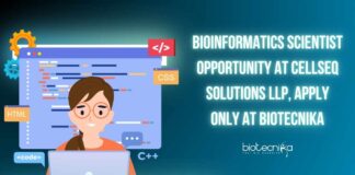 Bioinformatics Scientist Job at CellSeq Solutions LLP