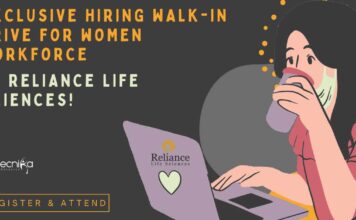 Exclusive Hiring Walk-in drive for Women Workforce at Reliance Life Sciences! Register & Attend Reliance Life Sciences Walk-in-Drive Women