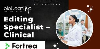 Editing Specialist – Clinical Fortrea, Mumbai Apply Now!