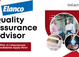 Elanco: Quality Assurance Advisor – PhD. in Lifesciences Candidates Apply Now! Elanco Quality Assurance Advisor - PhD. in Lifesciences Candidates Apply Now!