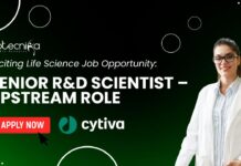 Exciting Life Science Job Opportunity: Senior R&D Scientist – Upstream role in Cytiva Bengaluru, India - Apply Now 